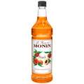 Monin Monin Kosher Peach 1 Liter Bottle, PK4 M-FR036F